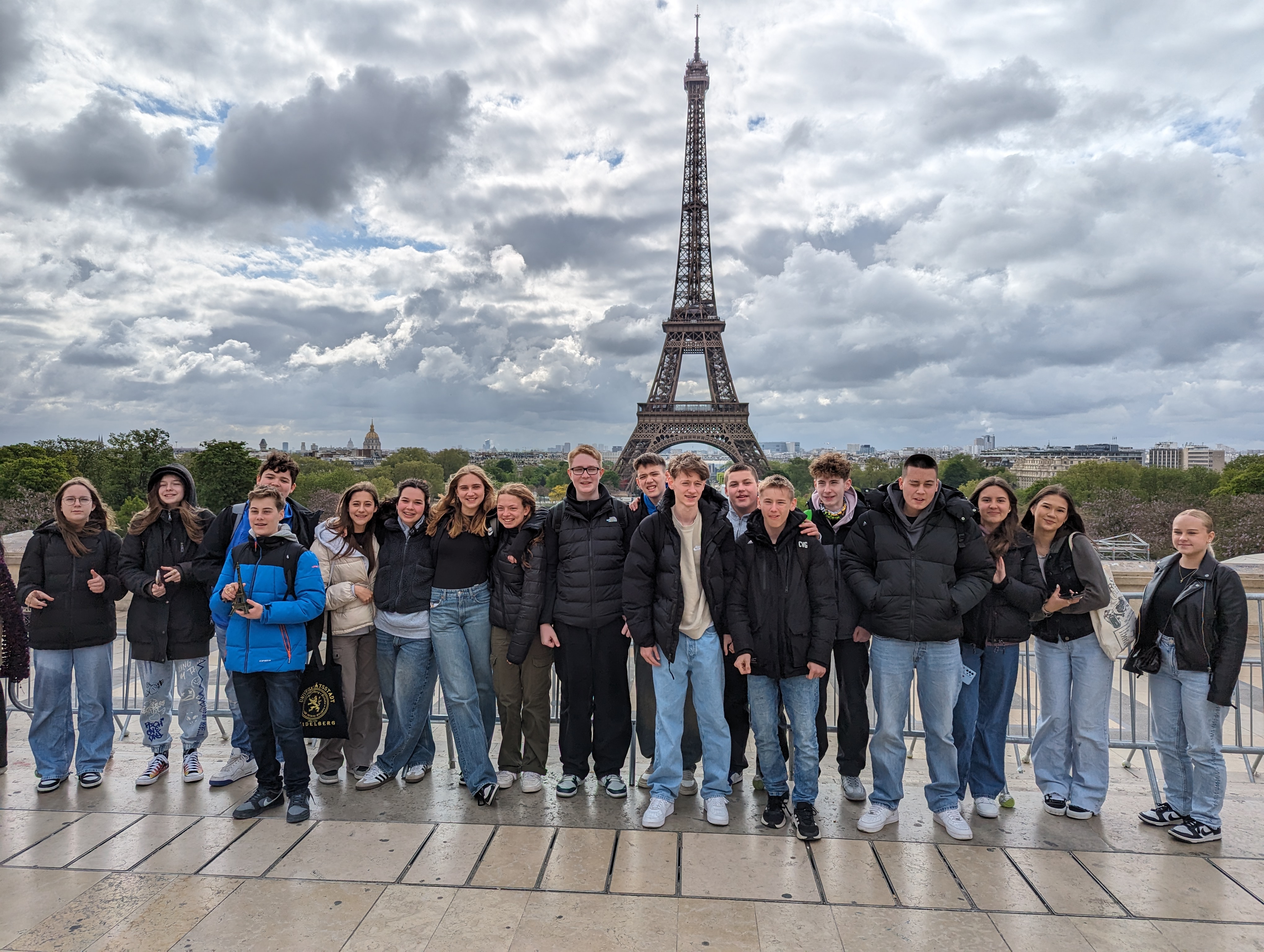 Gemeinsames Sportprojekt mit Austauschschule in Vélizy